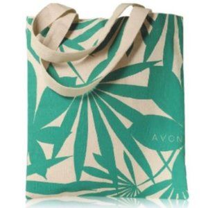 NWOT Avon Canvas Palm Tote
